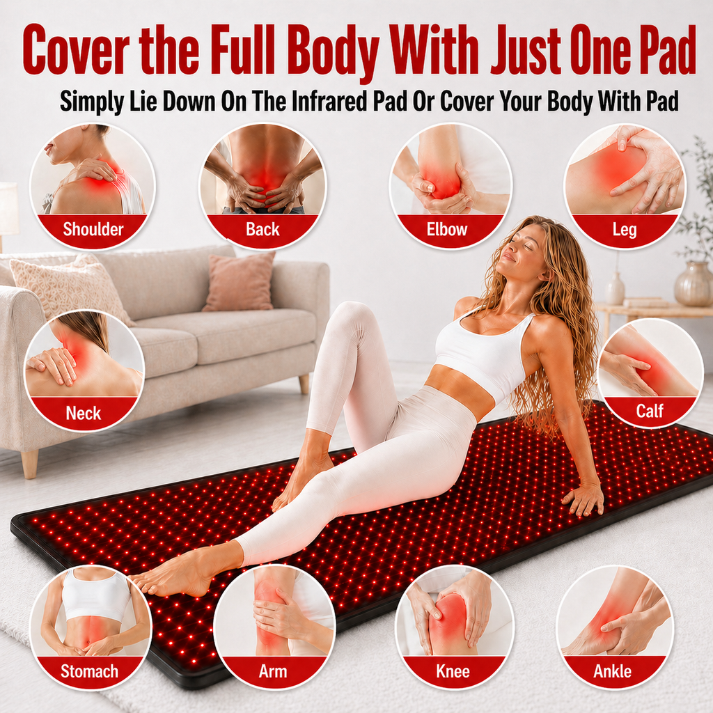 FullGlow™ 180 Full Body Red Light & Near Infrared Mat
