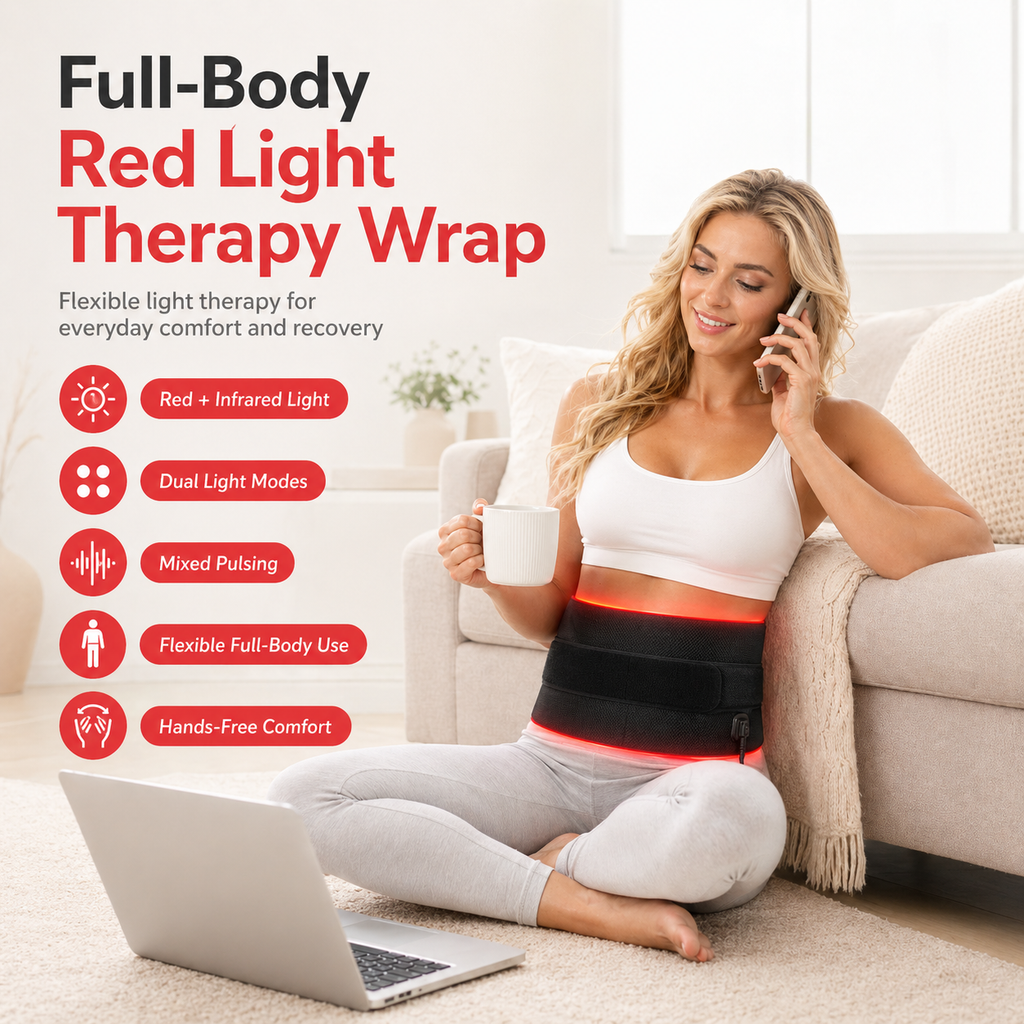 Relieve Muscle & Joint Pain at Home with Clinical-Grade Red & Near Infrared Light